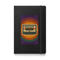 Retro Mixtape Journal - Hardcover Notebook - Black front cover mockup
