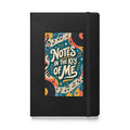 Notes in the Key of Me Journal - Hardcover Notebook - Black front cover mockup