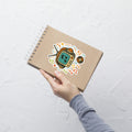 Retro Music Headphone TV Sticker notebook mockup 5.5 inch