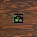 United by Music Holographic Sticker 3x3 original mockup